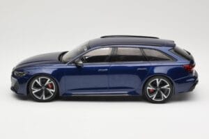 Audi RS6 C8 Avant Blue Metallic Minichamps 1:18 155018011 Metall - pilt 3/6