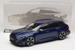Audi RS6 C8 Avant Blue Metallic Minichamps 1:18 155018011 Metall - pilt 6/6
