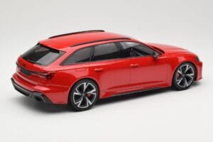 Audi RS6 C8 Avant Red Metallic Minichamps 1:18 155018010 Metall - pilt 2/6