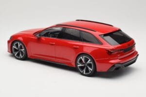 Audi RS6 C8 Avant Red Metallic Minichamps 1:18 155018010 Metall - pilt 5/6