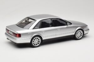 Audi S4 C4 4.2 V8 Crystal Silver Otto 1:18 OT464 Vaik - pilt 2/6