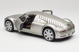 Audi Rosemeyer Hõbe Maisto 1:18 31625 Metall - pilt 5/8
