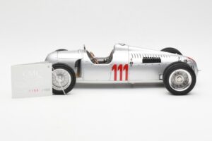 Auto Union Type C #111 H. Stuck Schauinsland Hillclimb Germany 1937 CMC 1:18 M-162 Metall - pilt 3/6