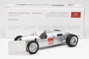 Auto Union Type C #111 H. Stuck Schauinsland Hillclimb Germany 1937 CMC 1:18 M-162 Metall - pilt 6/6