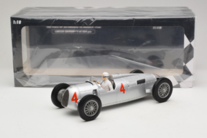 Auto Union Typ C #4 A. Varzi 2nd Place Monaco GP 1936 Minichamps 1:18 155361004 Metall - pilt 6/6