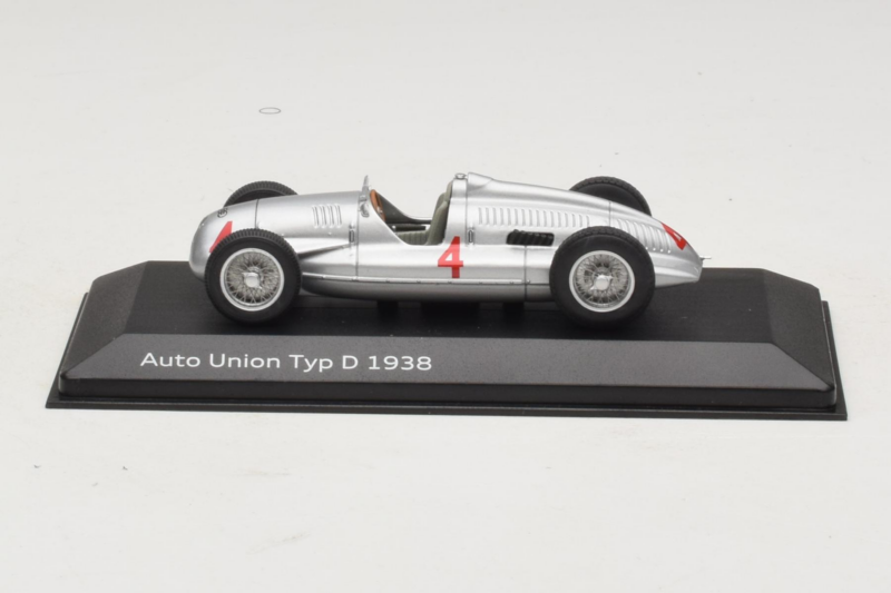 Auto Union Typ D #4 Hõbe Minichamps 1:43 Auto Union Typ D #4 Hõbe Minichamps 1:43 5030900703 Metall
