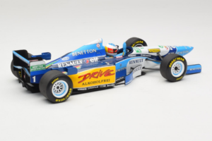 Benetton B195 Renault #1 M. Schumacher Benetton Formula French Grand Prix Winner 1995 Minichamps 1:18 100950001 Metall - pilt 2/7