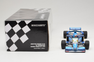 Benetton B195 Renault #1 M. Schumacher Benetton Formula French Grand Prix Winner 1995 Minichamps 1:18 100950001 Metall - pilt 6/7