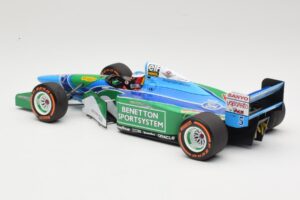Benetton Ford B194 #5 M. Schumacher Demonstration Run Belgian GP 2017 Minichamps 1:18 510941705 Metall - pilt 5/6