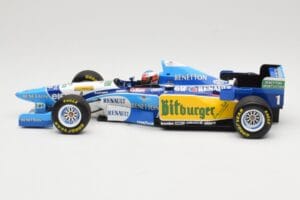 Benetton Renault B195 #1 M. Schumacher Winner German GP 1995 Minichamps 1:18 510952701 Metall - pilt 3/6