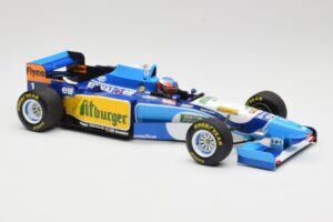 Benetton Renault B195 #1 M. Schumacher Winner Monaco GP 1995 Minichamps 1:18 510952301 Metall - pilt 4/6