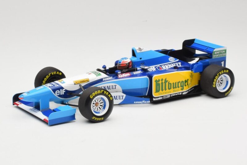 Benetton Renault B195 #1 M. Schumacher Winner Pacific GP F1 World Champion 1995 Minichamps 1:18 510953301 Metall