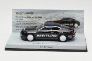 Bentley Continental GT World Record Car on Ice Must Minichamps 1:43 436139026-O Metall