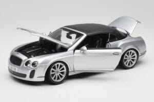 Bentley Continental Supersports Kabriolett 1. Põlvkond Hõbedane Bburago 1:18 18-11037S Metall - pilt 2/8