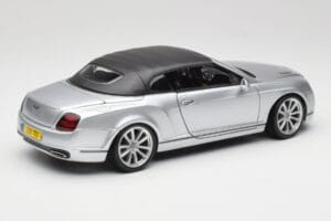 Bentley Continental Supersports Kabriolett 1. Põlvkond Hõbedane Bburago 1:18 18-11037S Metall - pilt 3/8