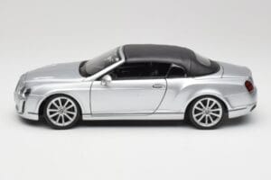 Bentley Continental Supersports Kabriolett 1. Põlvkond Hõbedane Bburago 1:18 18-11037S Metall - pilt 4/8