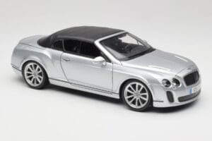 Bentley Continental Supersports Kabriolett 1. Põlvkond Hõbedane Bburago 1:18 18-11037S Metall - pilt 6/8