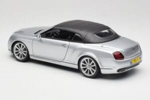 Bentley Continental Supersports Kabriolett 1. Põlvkond Hõbedane Bburago 1:18 18-11037S Metall - pilt 7/8