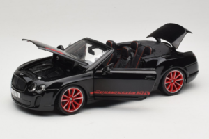 Bentley Continental Supersports ISR Kabriolett Must Punaste Velgedega Bburago 1:18 18-11035 Metall - pilt 2/8