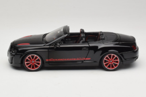 Bentley Continental Supersports ISR Kabriolett Must Punaste Velgedega Bburago 1:18 18-11035 Metall - pilt 4/8