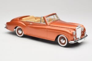 Bentley Type S2 Mulliner Kabriolett Tudor Oranž Metallik Solido 1:18 8007 Metall - pilt 6/8