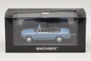 BMW 1600 Kabriolett Sinine Minichamps 1:43 80420396188 Metall - pilt 4/4