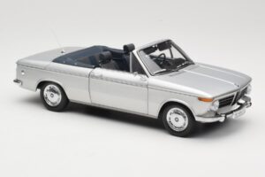 BMW 1600 Kabriolett Hõbedane Minichamps 1:18 80430145819 Metall - pilt 6/8