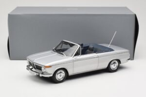 BMW 1600 Kabriolett Hõbedane Minichamps 1:18 80430145819 Metall - pilt 8/8