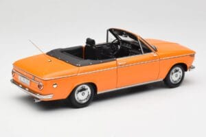 BMW 1600 Kabriolett Oranž Minichamps 1:18 100021030-O Metall - pilt 3/8