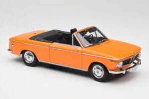 BMW 1600 Kabriolett Oranž Minichamps 1:18 100021030-O Metall - pilt 6/8