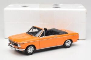 BMW 1600 Kabriolett Oranž Minichamps 1:18 100021030-O Metall - pilt 8/8