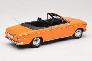 BMW 1600 E10 Kabriolett Oranž Minichamps 1:18 100021030 Metall - pilt 3/8