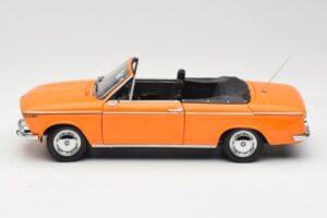 BMW 1600 E10 Kabriolett Oranž Minichamps 1:18 100021030 Metall - pilt 4/8