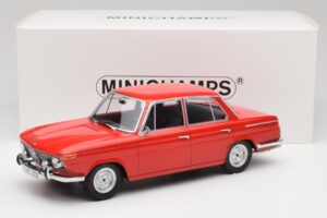 BMW 1800 Ti Karmiin Punane Minichamps 1:18 107024001 Metall - pilt 6/6