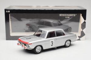 BMW 1800 TiSA #3 D. Glemser / J. Ickx 24 Hours of Spa 1965 Minichamps 1:18 155652903 Metall - pilt 6/6