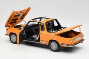 BMW 2002 E10 Kabriolett Colorado Oranž AUTOart 1:18 80430300713 Metall - pilt 5/8