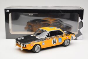 BMW 2800 CS BMW Alpina #14 H. Kelleners / G. Huber Winners 24 Hours of Spa 1970 Minichamps 1:18 155702714 Metall - pilt 6/6