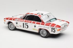 BMW 2800 CS E9 #15 Team Marabout Gaye / S. Braillard 24 Hours of Spa 1972 Minichamps 1:18 155722715 Metall - pilt 5/6