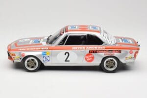BMW 2800 CS E9 #2 Team Schnitzer J. Fitzpatrick / H. Heyer Winners Grand Prix Touring Cars Nurburgring 1972 Minichamps 1:18 1 - pilt 3/6