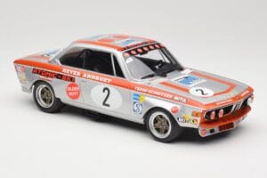 BMW 2800 CS E9 #2 Team Schnitzer J. Fitzpatrick / H. Heyer Winners Grand Prix Touring Cars Nurburgring 1972 Minichamps 1:18 1 - pilt 4/6