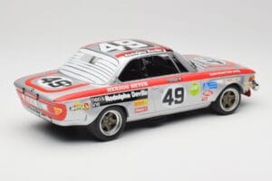 BMW 2800 CS E9 #49 Team Schnitzer G. Herzog / H. Heyer 24 Hours of Spa 1972 Minichamps 1:18 155722749 Metall - pilt 2/6
