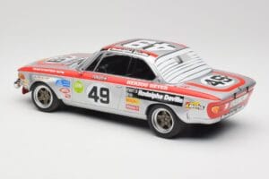 BMW 2800 CS E9 #49 Team Schnitzer G. Herzog / H. Heyer 24 Hours of Spa 1972 Minichamps 1:18 155722749 Metall - pilt 5/6