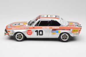 BMW 2800 CS Team Schnitzer #10 J. Fitzpatrick / J. Peltier Spa 1972 Minichamps 1:18 155722710 Metall - pilt 3/6