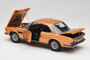 BMW 3.0 CSi E9 Gold Metallic Minichamps 1:18 180029027 Metall - pilt 5/8