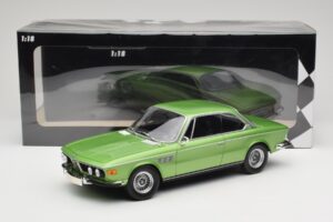 BMW 3.0 CSi E9 Green Metallic Minichamps 1:18 155028034 Metall - pilt 6/6