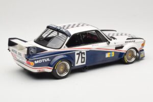 BMW 3.0 CSL E9 Garage Du Bac #76 P. Depnic / H. Coulon 24 Hours of Le Mans 1977 Minichamps 1:18 155772576 Metall - pilt 2/6