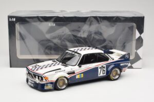 BMW 3.0 CSL E9 Garage Du Bac #76 P. Depnic / H. Coulon 24 Hours of Le Mans 1977 Minichamps 1:18 155772576 Metall - pilt 6/6