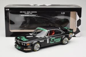 BMW 3.0 CSL E9 #1 F. Grano / P. Xhenceval GP Brno 1978 Minichamps 1:18 155782501 Metall - pilt 6/6
