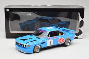 BMW 3.0 CSL E9 #1 Precision Liegeoise J. Peltier / C. Lafosse Winners 4 Hours Monza 1974 Minichamps 1:18 155742681 Metall - pilt 6/6