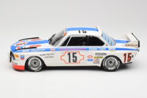 BMW 3.0 CSL E9 #15 BMW Alpina J. Peltier / H. Menzel 24 Hours of Spa 1973 Minichamps 1:18 155732695 Metall - pilt 3/6